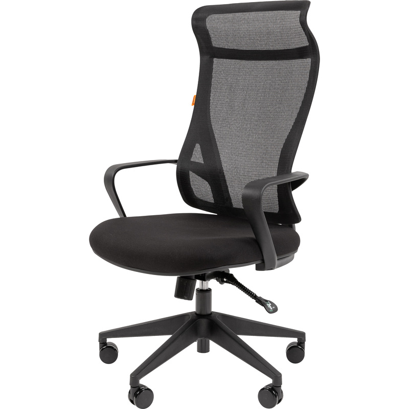 Изображение товара Кресло для руководителя Chairman CH577 чёрное (сетка/ткань, пластик)