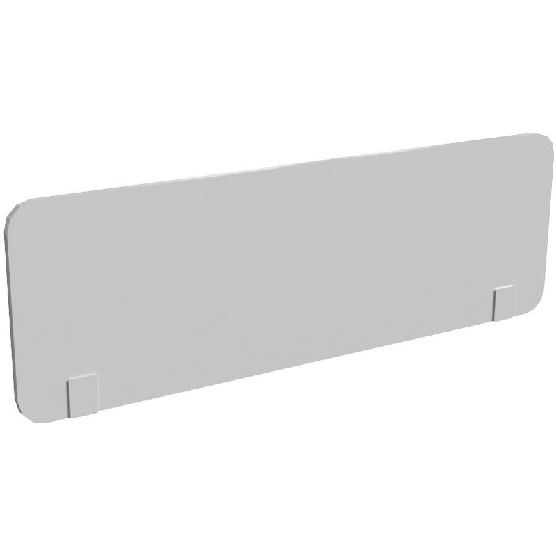 Изображение товара Экран к столу Steel 11812 с креплением фронтальный (белый/антрацит, 1200х16х396 мм)