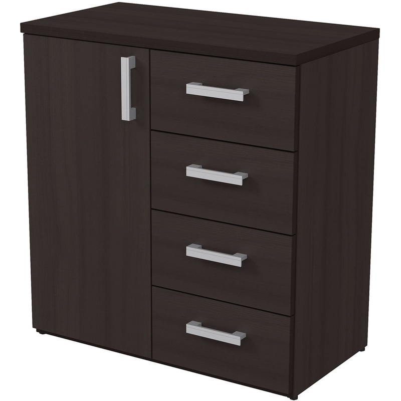 Изображение товара Тумба приставная 2Т.011 без замка венге 700х375х750 мм 4 ящика