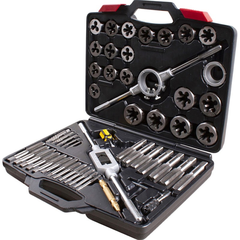 Изображение товара Набор метчиков и плашек Мастак 51 предмет (351-00051C)