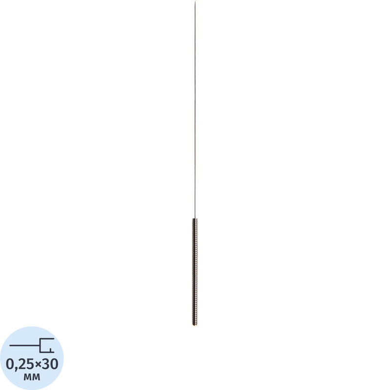 Изображение товара Игла акупунктурная Субал с направляющей трубкой 0.25 x 30 мм (100 штук в упаковке)