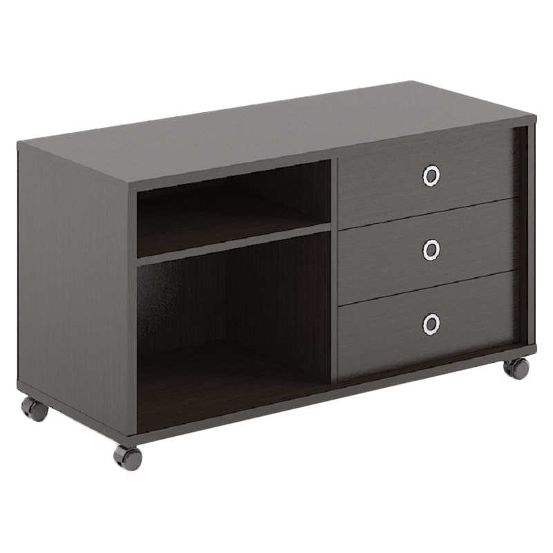 Изображение товара Тумба подкатная Born B 202A венге 1200x500x660 мм с 3 ящиками