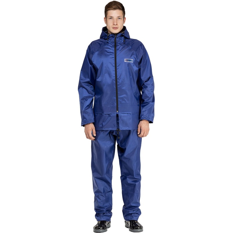 Изображение товара Влагозащитный костюм Poseidon-КБР полиэфир с ПВХ покрытием синий размер 56-58