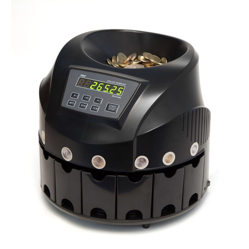 Изображение товара Счетчик монет Pro CS-80R - автоматическая сортировка и пересчет монет