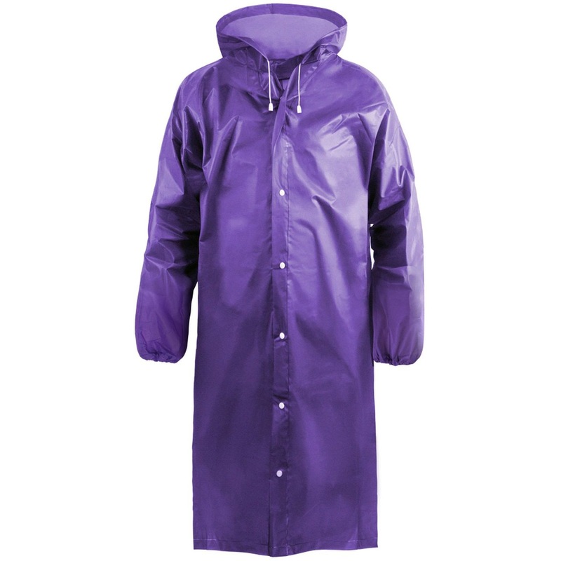Изображение товара Плащ влагозащитный Komfi ЭВА на кнопках фиолетовый 75x120