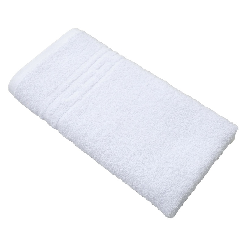 Изображение товара Полотенце махровое Luscan Ocean 50х90 см 380 г/кв.м белое 10 штук в упаковке