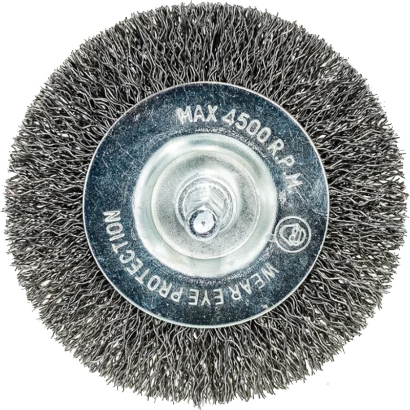 Изображение товара Щетка круглая для дрели Patriot 50 мм Нех 813010019 - универсальный инструмент для очистки и снятия