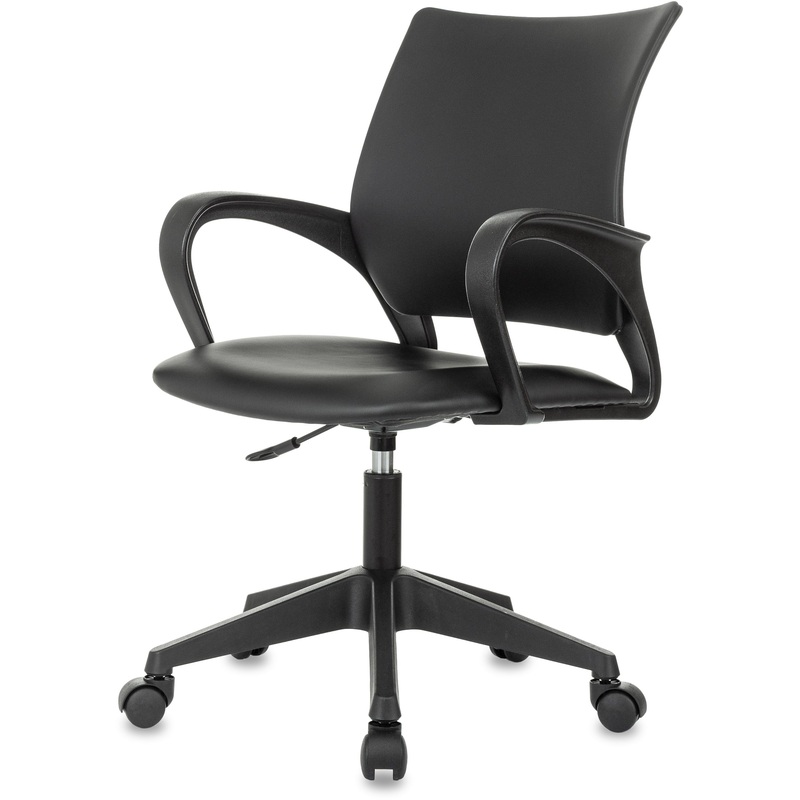 Изображение товара Кресло офисное Комус Мебель EChair 396 LT чёрное (экокожа, пластик)