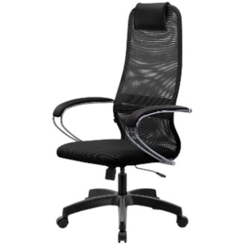 Изображение товара Эргономичное офисное кресло Ergolife Sit 8 черное с сеткой и механизмом Top Gun