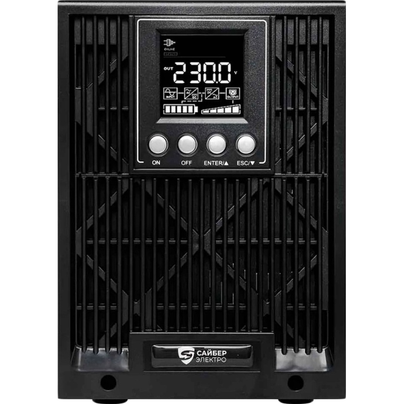 Изображение товара Уценка. Источник бесперебойного питания Сайбер Электро Эксперт ПЛЮС-1000 Онлайн. уц_тех