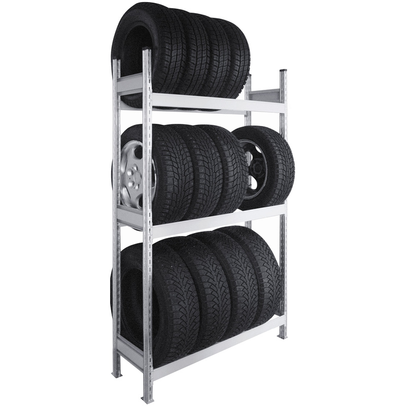Изображение товара Стеллаж для шин СТ-023 (1500x300x2000 мм, 3 яруса)