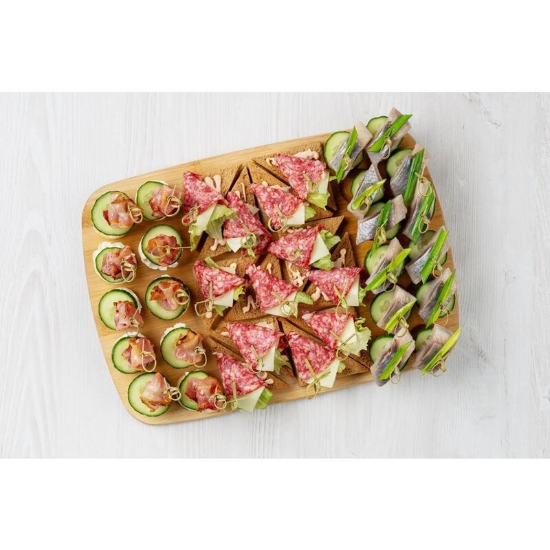 Изображение товара Фуршетный сет канапе Ностальгия на 5-10 персон из 3 видов, 34 закуски