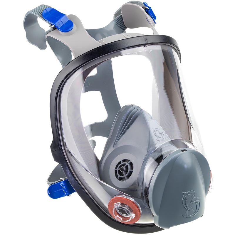 Изображение товара Маска полнолицевая панорамная Бриз 6300 с клапанами и широким обзором