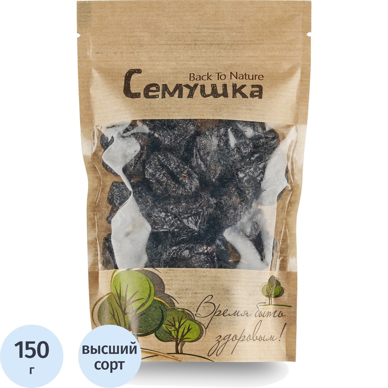 Изображение товара Чернослив сушёный Семушка без косточки 150 г натуральный вкус и польза