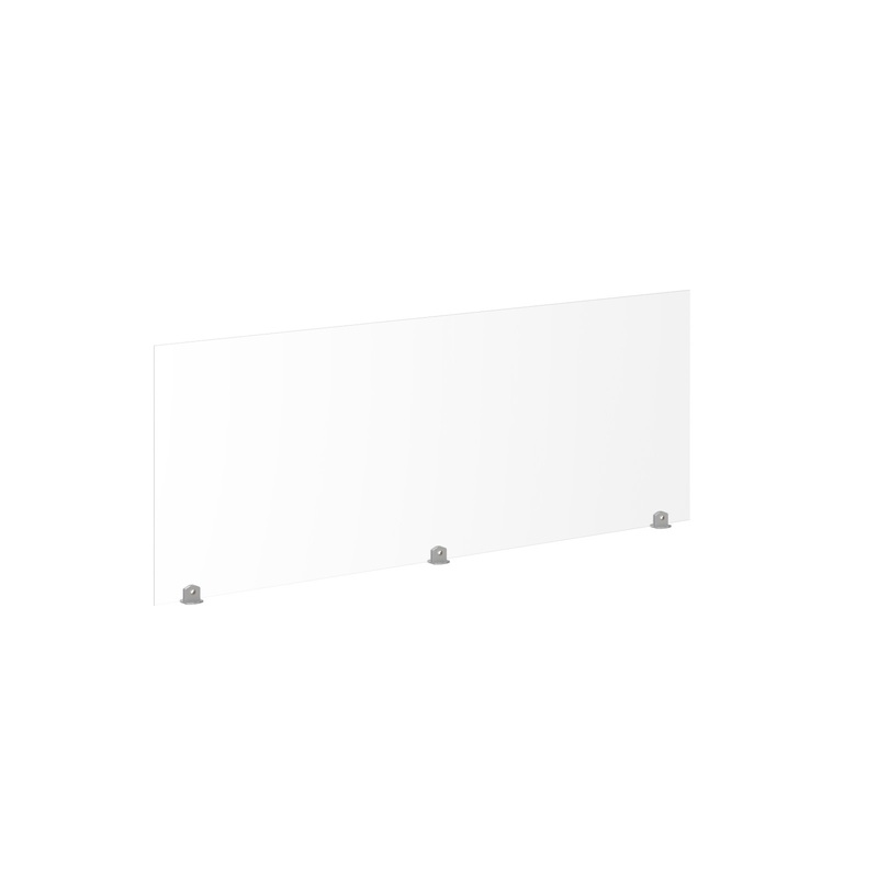 Изображение товара Экран защитный из оргстекла Milk 1660 1600х4х600 мм для офиса и игровых комнат