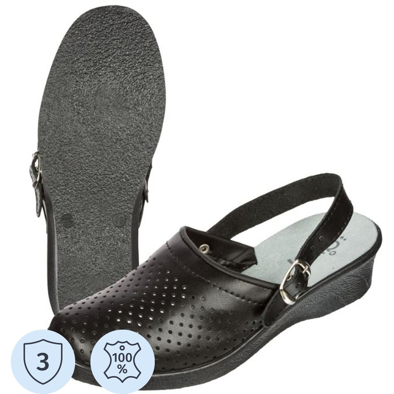 Изображение товара Женские сабо Алми Эмануэла из натуральной кожи и ПВХ размер 40