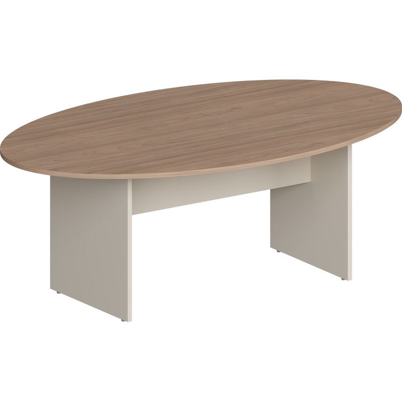 Изображение товара Стол для переговоров Комус Мебель Easy One вяз швейцарский/кашемир 2000х1200 мм