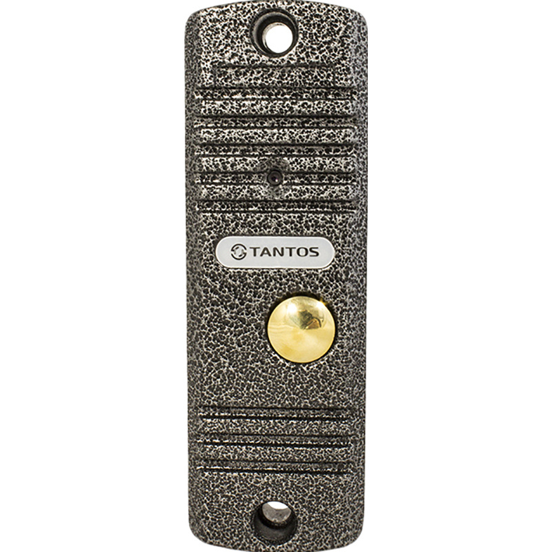 Изображение товара Вызывная видеопанель Tantos Walle серебристая 2 Мп с подсветкой и защитой IP66