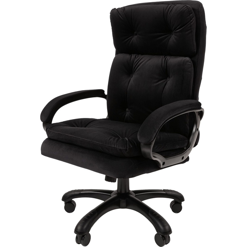 Изображение товара Кресло для руководителя Chairman 442 чёрное (ткань, пластик)