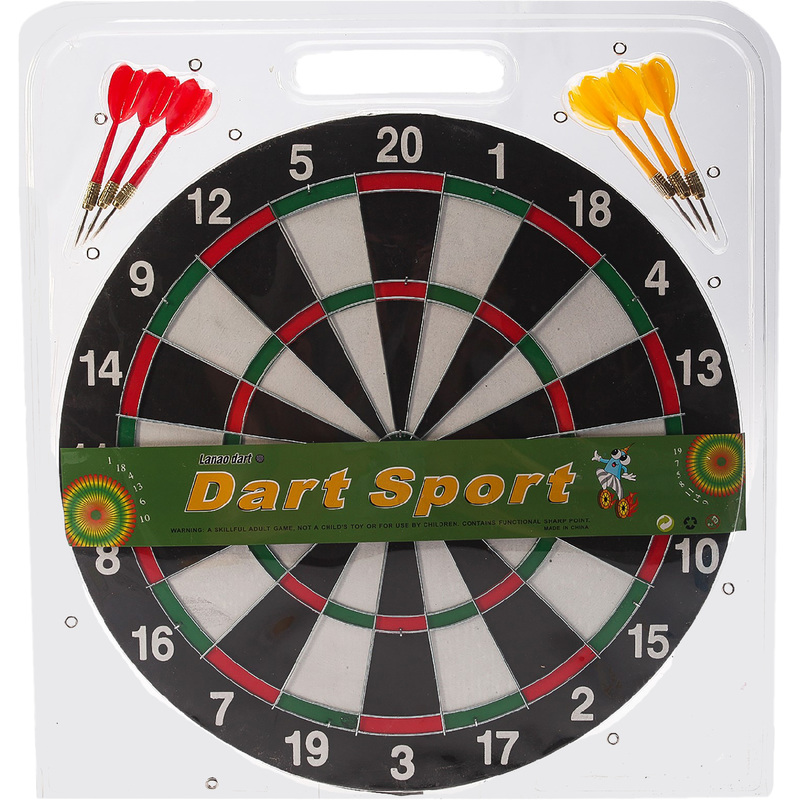 Изображение товара Дартс Onlytop 41 см с 6 дротиками для веселых турниров