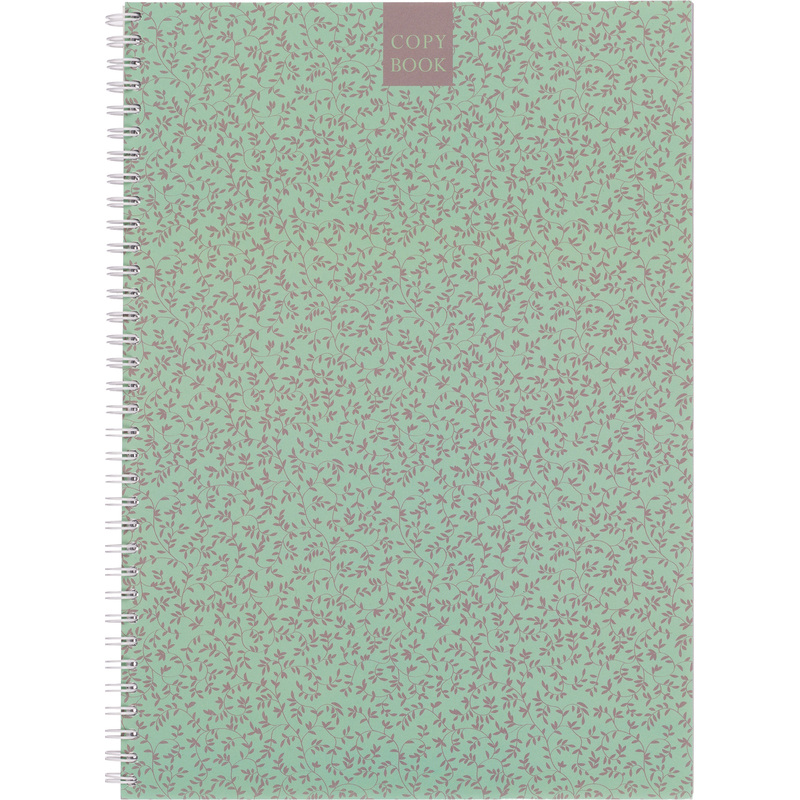 Изображение товара Бизнес-тетрадь Attache Fleur Мята A4 96 листов спираль офсетная бумага
