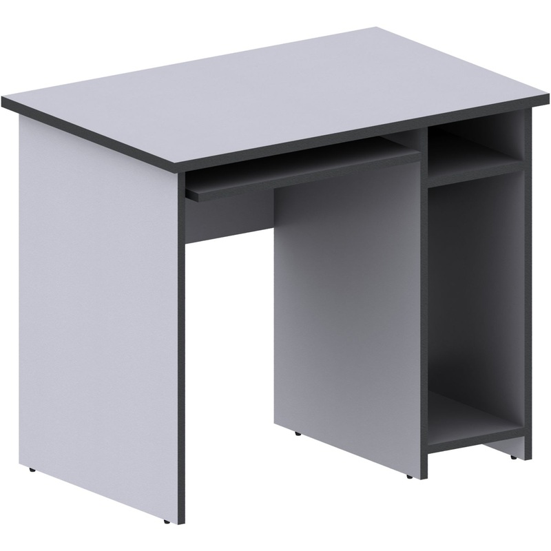 Изображение товара Стол прямой Агат АСС-10R серый яркий и практичный мебельный предмет