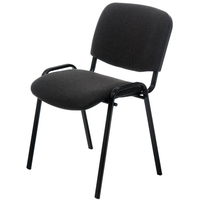 Стул офисный Easy Chair Изо тёмно-серый ткань металл чёрный (1397327)