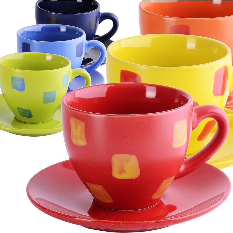 Изображение товара Набор чайный Loraine 30449 на 6 персон керамика 12 предметов с росписью