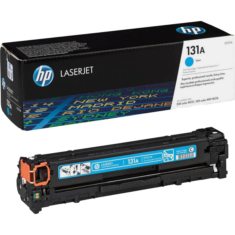 Изображение товара Лазерный картридж HP 131A CF211A голубой оригинальный для Color LaserJet