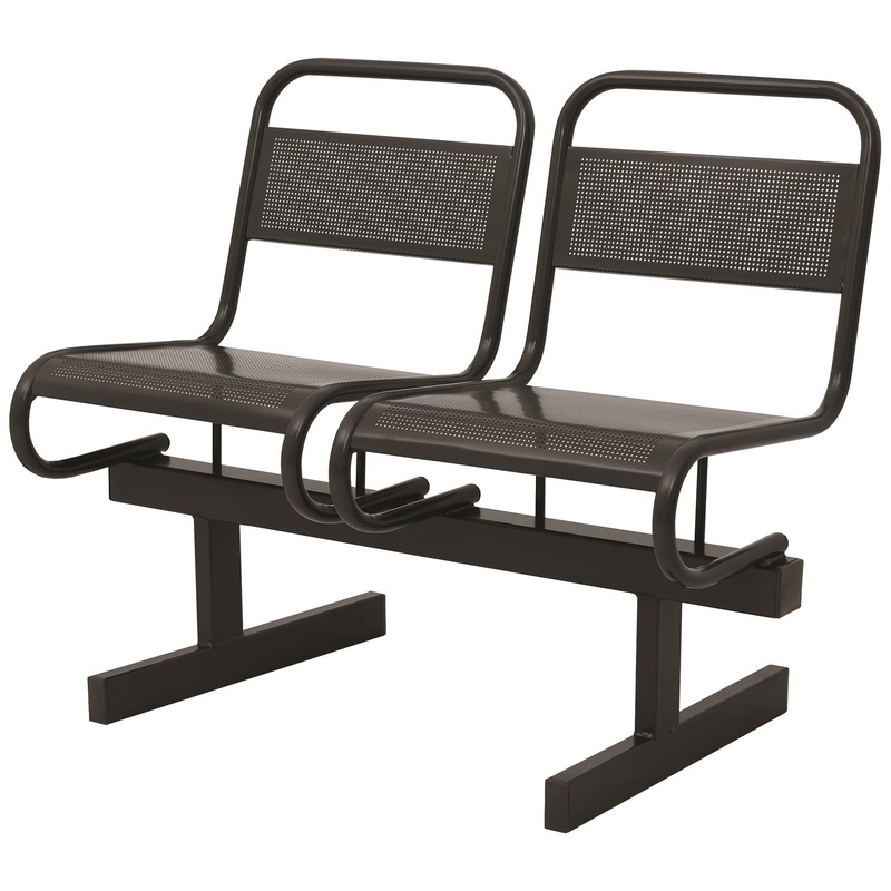 Изображение товара Многоместная секция Раунд СМ119-02 перфорированная черная из металла