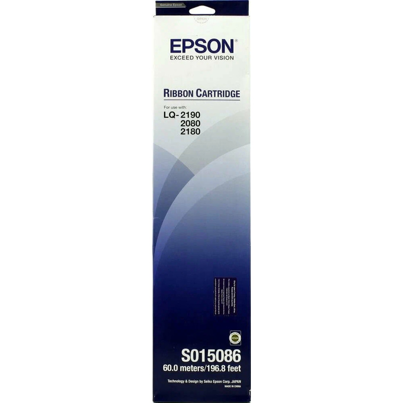 Изображение товара Оригинальный матричный картридж Epson C13S015086BA черный для FX-2170 и LQ моделей