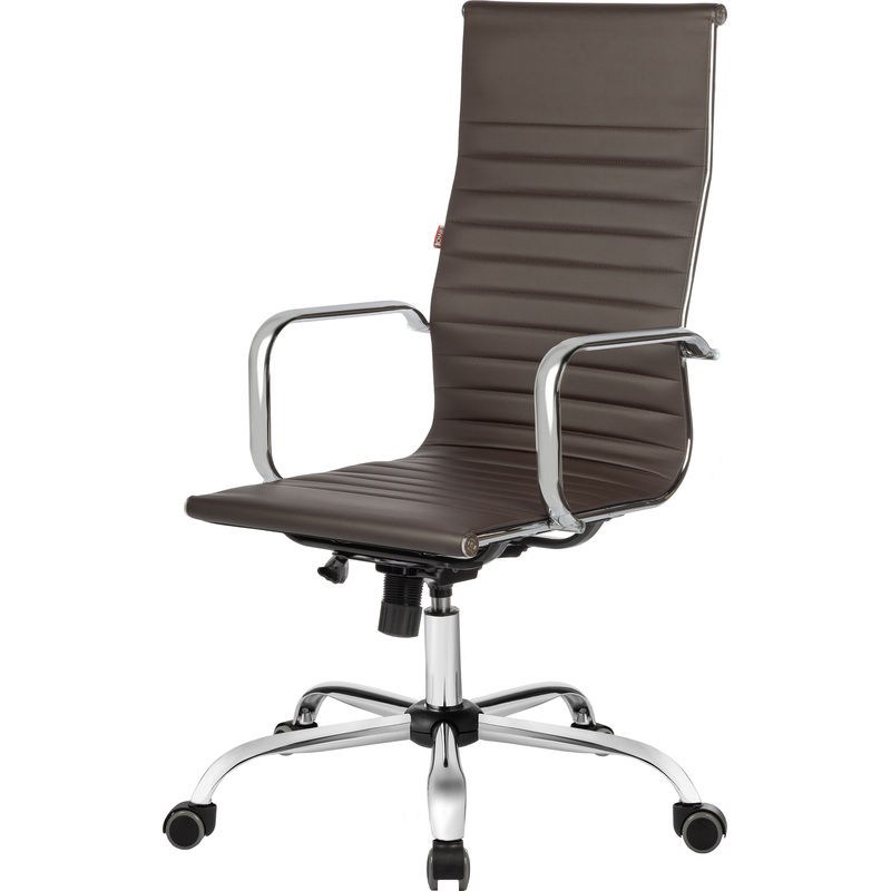 Изображение товара Кресло для руководителя Easy Chair 711 TPU коричневое из экокожи и металла