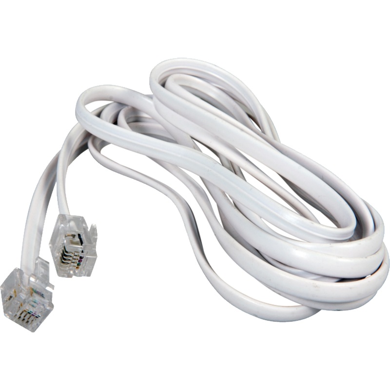 Изображение товара Удлинитель Rexant RJ-11 (6P-4C) 10 штук в упаковке (18-3031)