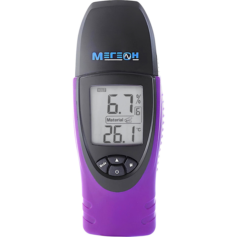 Изображение товара Портативный измеритель влажности Мегеон 20501 для твердых материалов и температуры