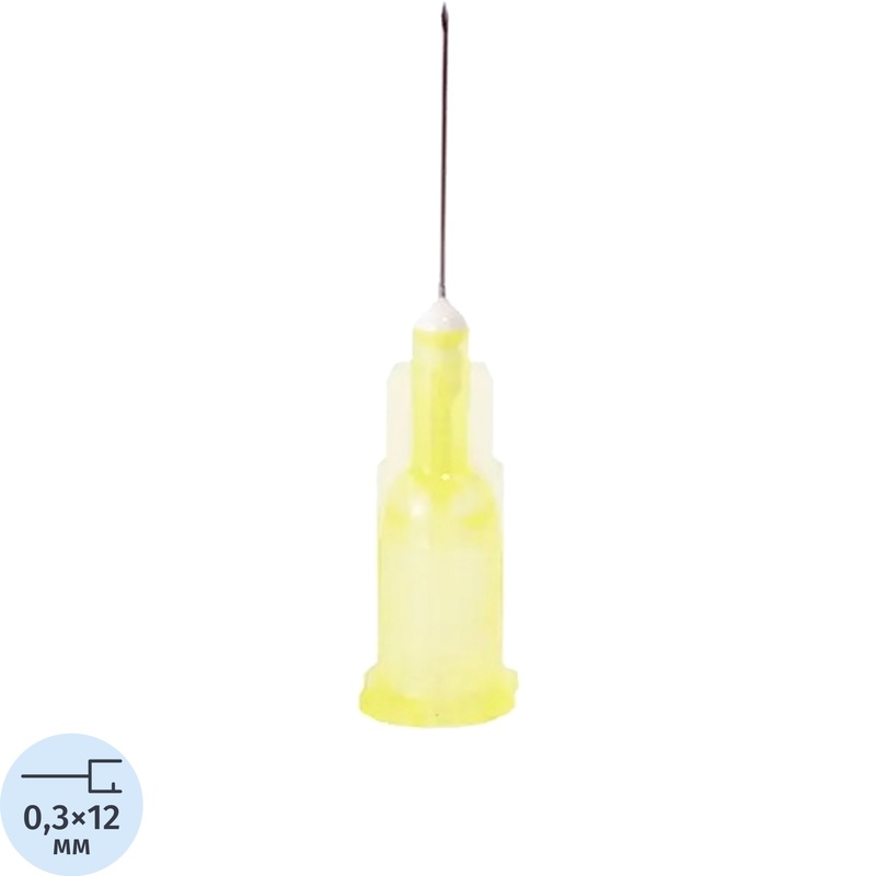 Изображение товара Игла инъекционная KD-Fine 30G 0.3 x 12 мм (100 штук в упаковке)