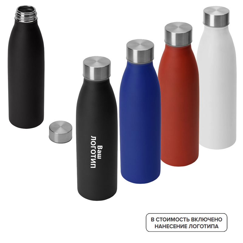 Изображение товара Бутылка Rely 650 мл с индивидуальной цветной печатью (50 штук в упаковке)