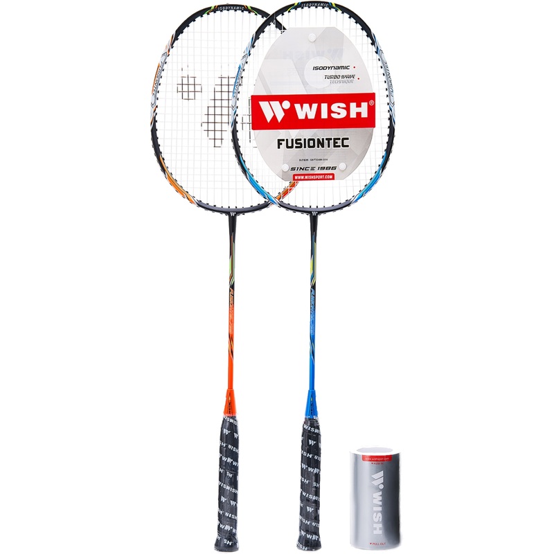 Изображение товара Набор для бадминтона Wish Fusiontec 799K – легкие и точные ракетки с аксессуарами