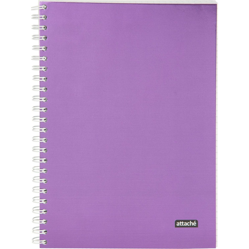 Изображение товара Бизнес-тетрадь Attache Metallic А5 96 листов фиолетовая в клетку