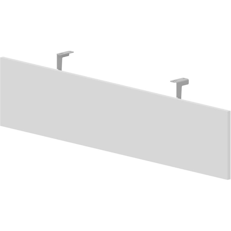 Изображение товара Лицевая панель Virtus для стола белый/алюминий 1360х18х300 мм