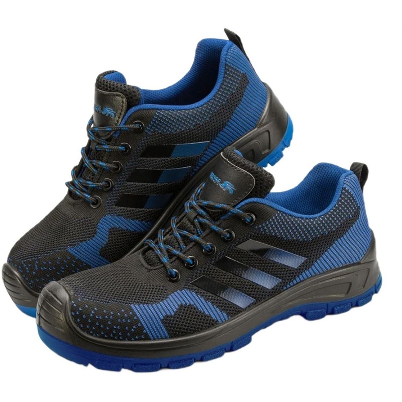 Изображение товара Полуботинки рабочие летние мужские Prosafe ПУ из текстиля с композитным подноском синие (размер 37)