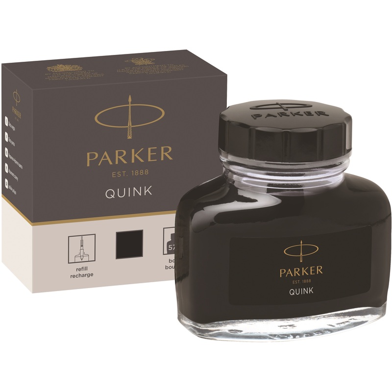 Изображение товара Чернила Parker Quink черные 57 мл для перьевых ручек, высокое качество