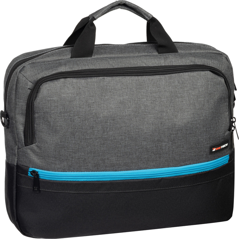 Изображение товара Сумка для ноутбука 15.6 дюймов BigTech Special тёмно-серая LB-BT-02BKGR