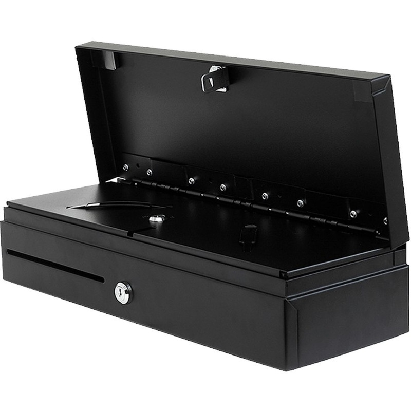 Изображение товара Денежный ящик PayTor FlipTop для касс ККМ Штрих 170х460х100 мм чёрный