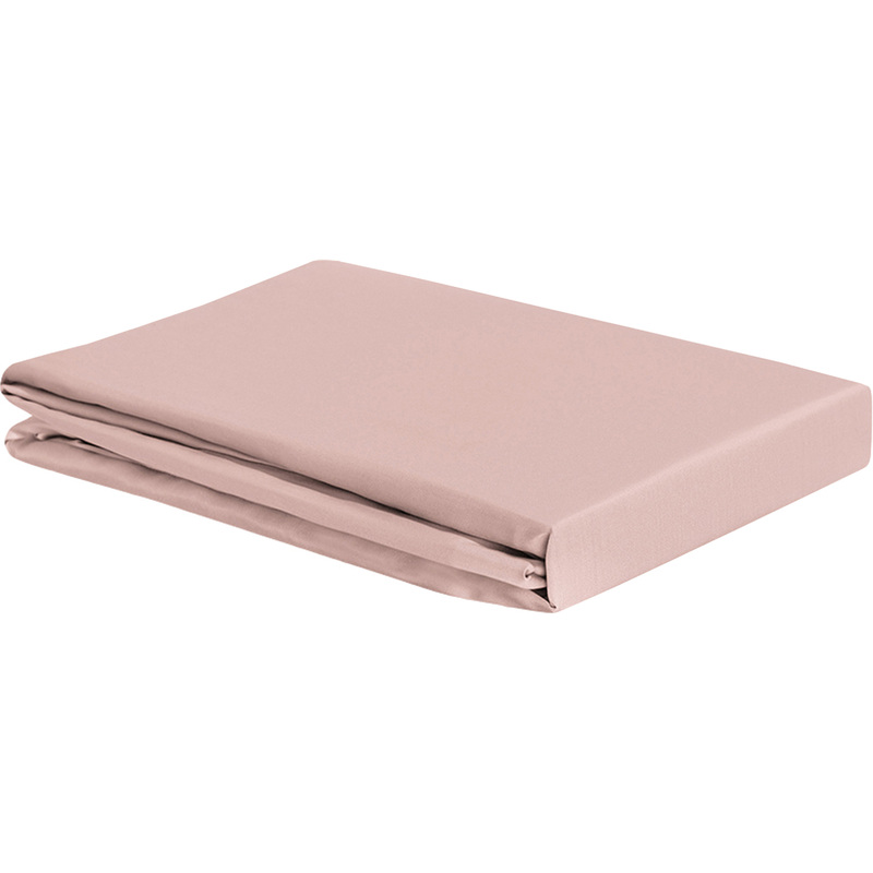 Изображение товара Простыня Tkano Essential 180x270 см хлопок 118 г/кв.м розовая