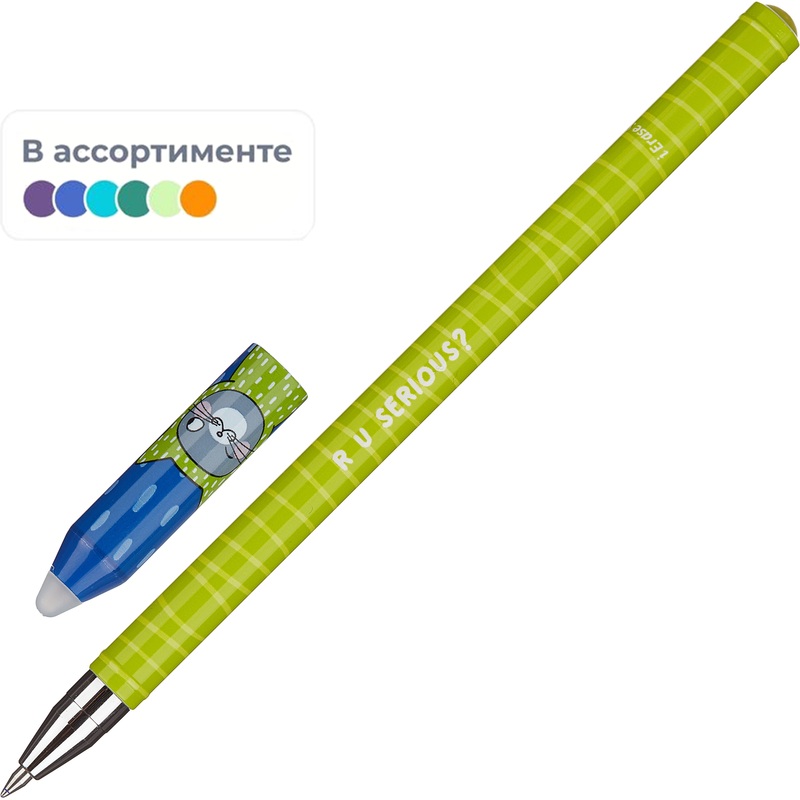 Изображение товара Гелевая ручка со стираемыми чернилами M&G So Many Cats синяя 0.5 мм