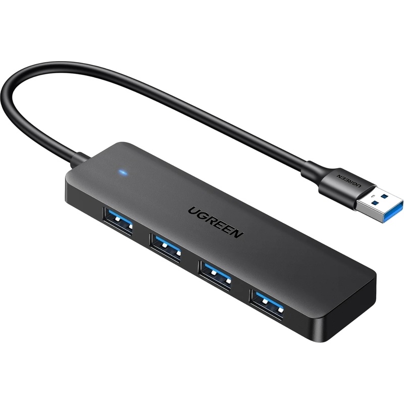 Изображение товара Разветвитель USB Ugreen CM219 4 порта с USB Type-C пассивный кабель 100 см