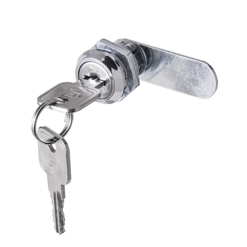 Изображение товара Почтовый замок ригельного типа 90 градусов серебристый 24 шт