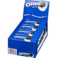 Печенье песочное Oreo с какао и начинкой с ванильным вкусом (12 штук по  38 г)