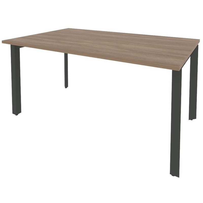 Изображение товара Стол для переговоров Onix-П O.MP-PRG-1.4 дуб аризона/антрацит 1580х980х750 мм