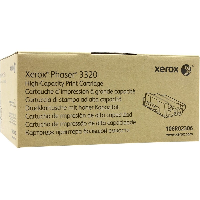 Изображение товара Картридж лазерный Xerox 106R02306 черный оригинальный повышенной емкости